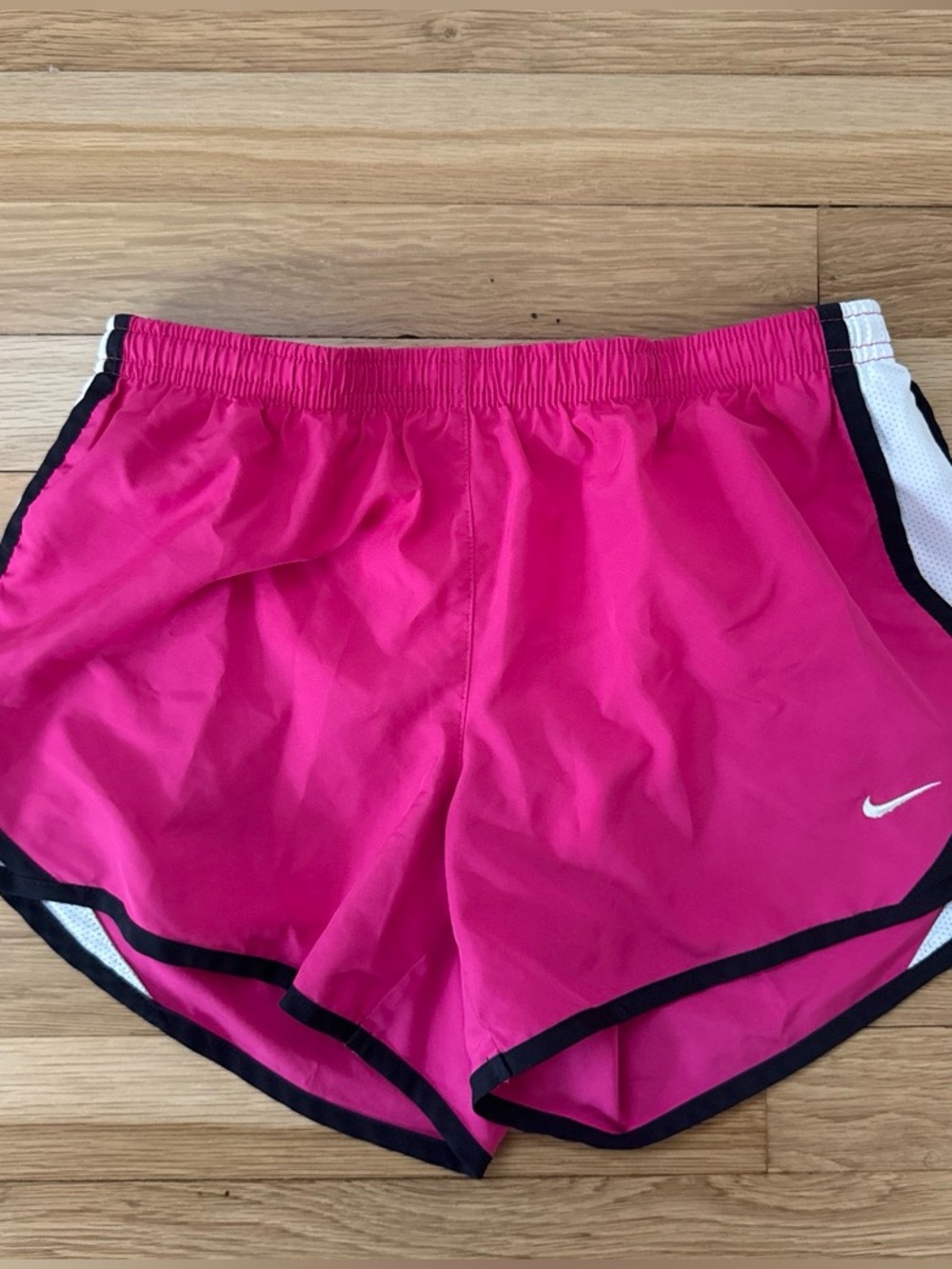 Nike Women’s Fuchsia Athletic Shorts with Black & White Trim